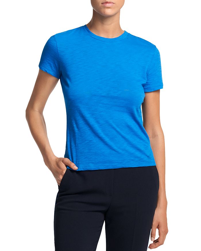 Theory 2 Nebulous Organic Cotton Tiny Tee In Arctic