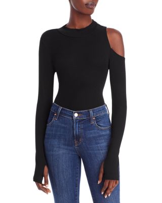 ribbed cutout top