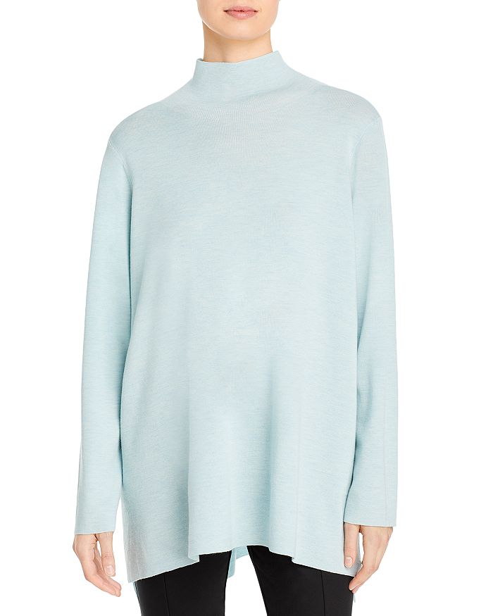 Eileen fisher mock neck tunic outlet