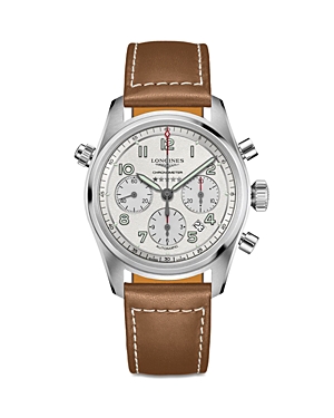 Longines Spirit Chronograph Watch, 42mm In White