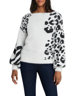 Topshop animal shop print jumper