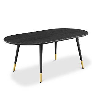 Modway Vigor Oval Coffee Table In Black