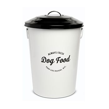Park Life Designs - Andreas White Small Food Bin, 17 lbs.