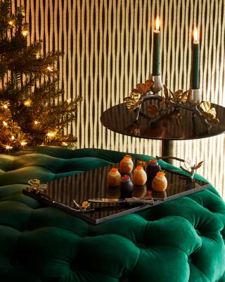 Butterfly Ginkgo Candleholder, Set of 2