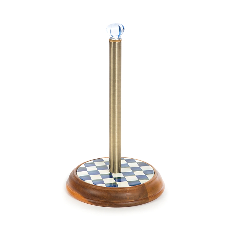 Mackenzie-childs Royal Check Paper Towel Holder