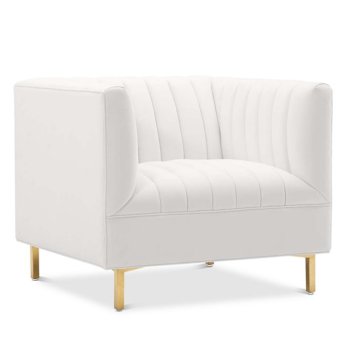 Modway Shift Channel Tufted Performance Velvet Armchair | Bloomingdale's