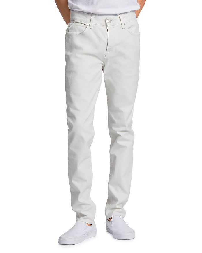 Hudson Zack Skinny Jeans in Bone White | Bloomingdale's