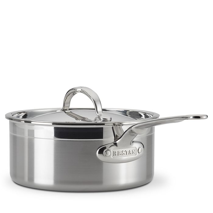 Hestan Probond 3 Quart Forged Stainless Steel Saucepan With Lid In Silver