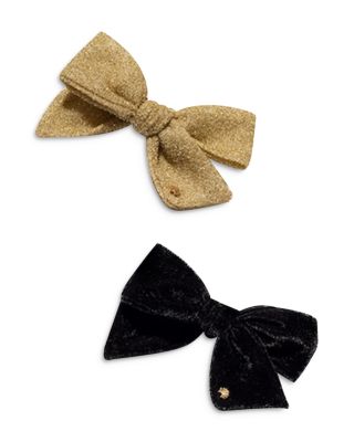Lele Sadoughi Velvet Bow Barrettes, Set of 2 | Bloomingdale display picture 1