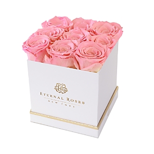 Eternal Roses Lennox Large Gift Box In Amaryllis