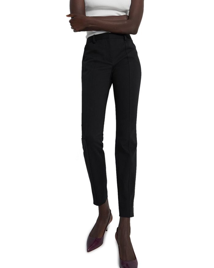 Theory Twill Seamed Trousers | Bloomingdale's