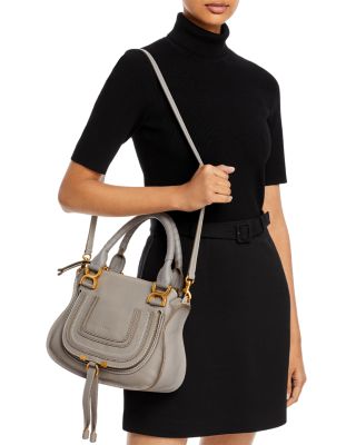 Marcie Small Leather Satchel