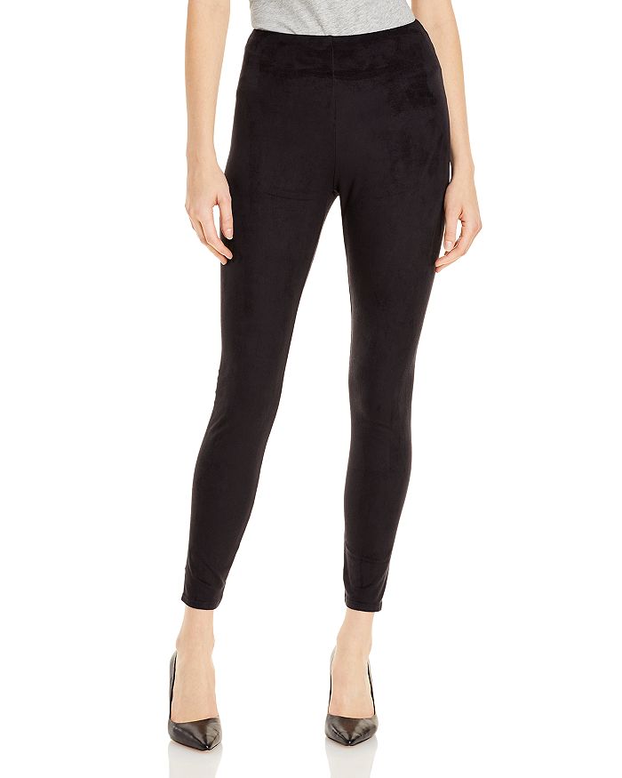 navy suede leggings