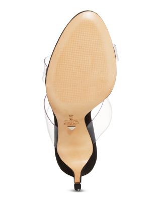 Women's Ariella Clear Strap High-Heel Slide Sandals