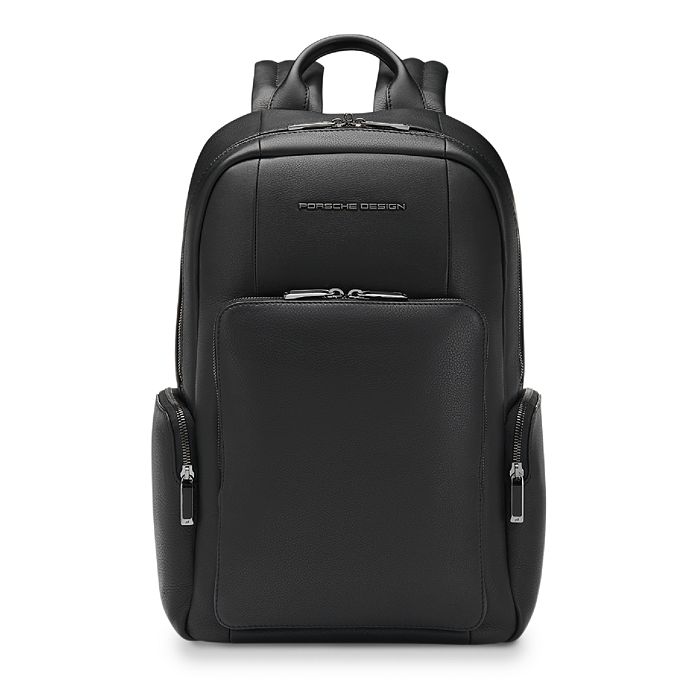 Porsche Design Roadster Leather Backpack S In Black