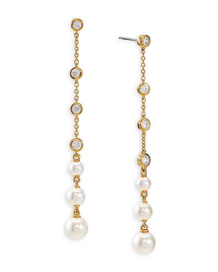 Nadri pearl shop drop earrings