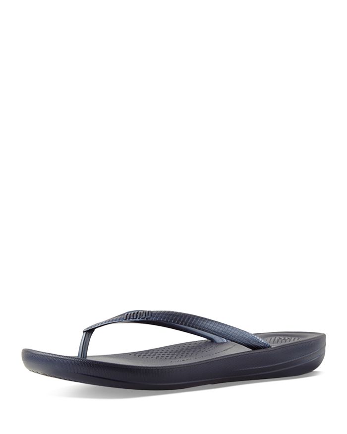 FitFlop Women's iQushion Snake Embossed Sandals | Bloomingdale's