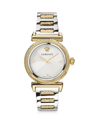 Versace V-Motif Vintage Logo Watch, 35mm | Bloomingdale's