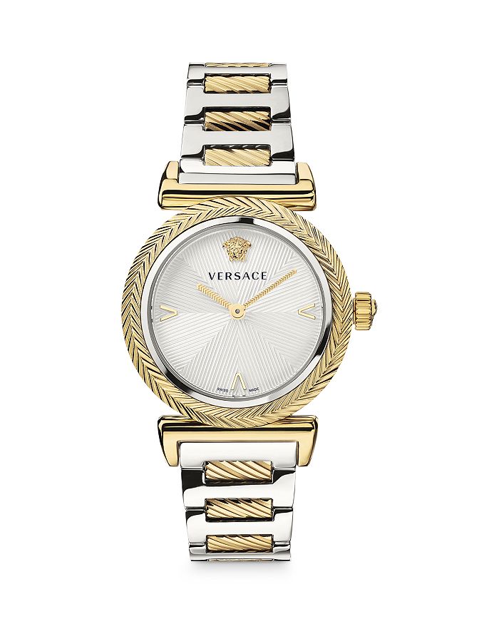Versace V-Motif Vintage Logo Watch, 35mm | Bloomingdale's