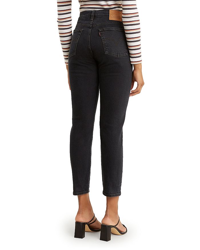 levi's high waisted straight jeans