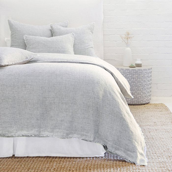 Pom Pom At Home Logan Duvet Cover In Navy