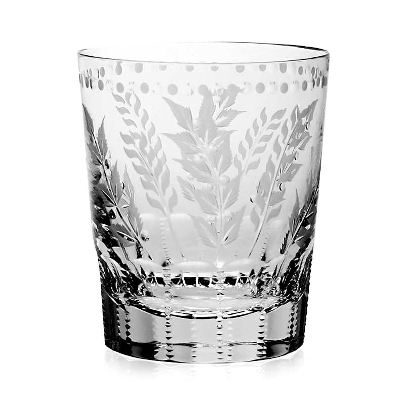 William Yeoward Crystal Fern Tumbler Double Old-fashioned