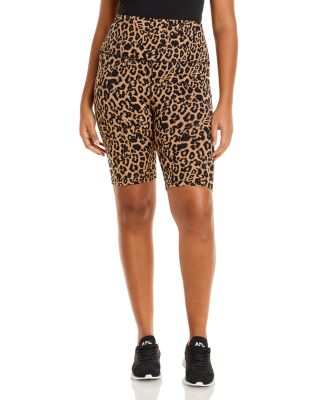 leopard print bike shorts