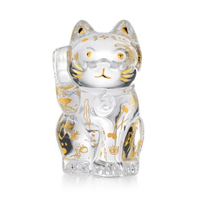 Baccarat - Faunacrystopolis Lucky Cat Figurine