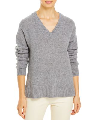 C By Bloomingdale's Cashmere V-Neck High Low Sweater - 100% Exclusive ...