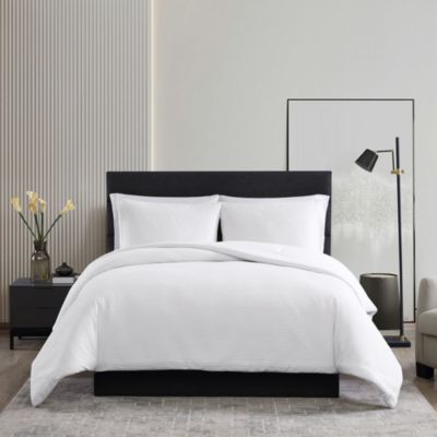 Waffle Pique Duvet Cover Set, Queen