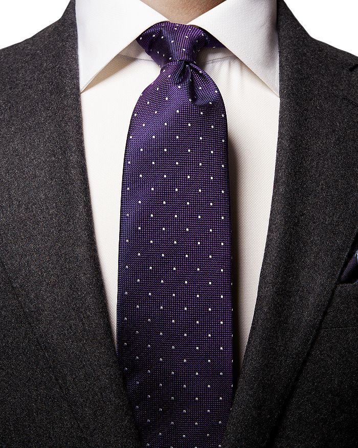 ETON POLKA DOT SILK CLASSIC TIE,A000315517980