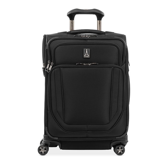 Travelpro Crew Versapack Max Carry-on Expandable Spinner In Jet Black