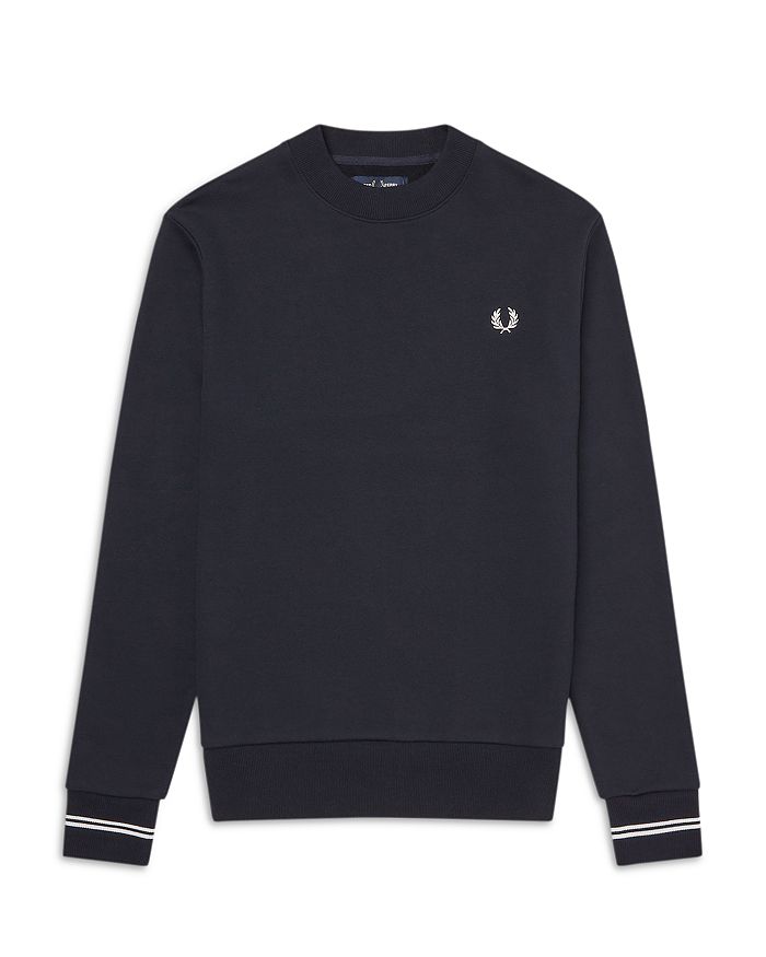 Fred Perry Crewneck Sweatshirt In Navy