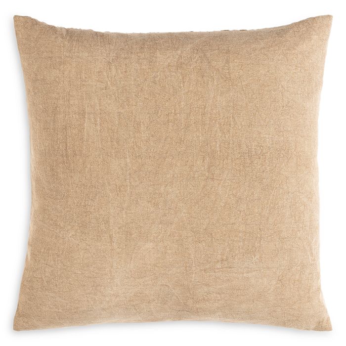 Shop Surya Washed Waffle Decorative Pillow, 20 X 20 In Natural