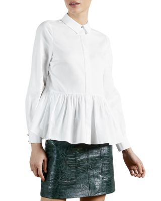 ted baker peplum top