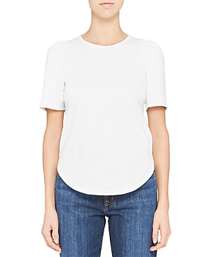 Theory Short-sleeve Pima Cotton T-shirt In White