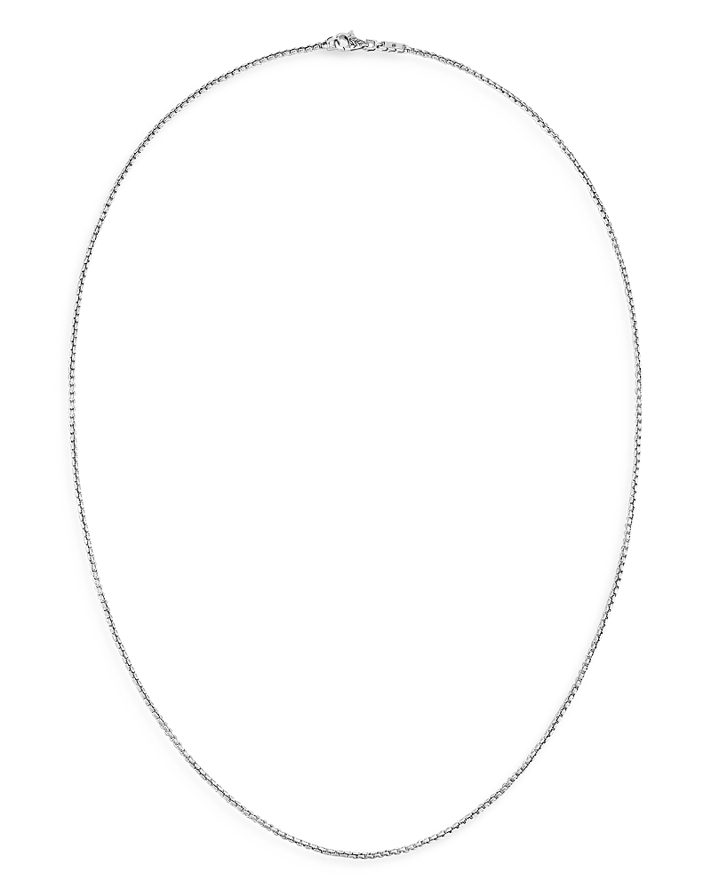 John Hardy Sterling Silver Classic Box Chain Necklace, 26