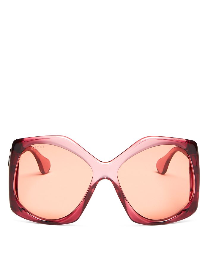 Gucci Women's Geometric Sunglasses, 62mm | Bloomingdale's