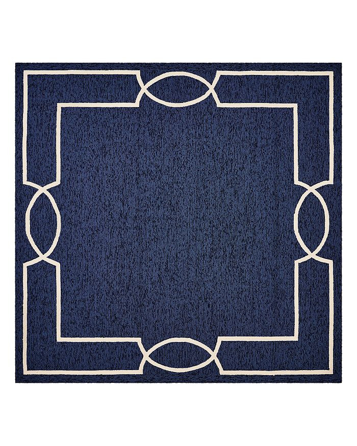 Kas Libby Langdon Hamptons Madison Square Area Rug, 7' X 7' In Blue