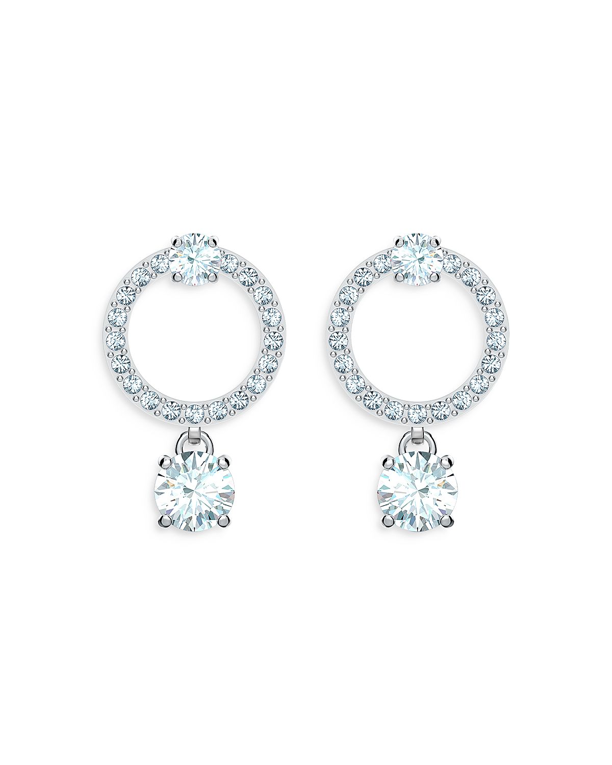 Swarovski Constella Circle Drop Earrings