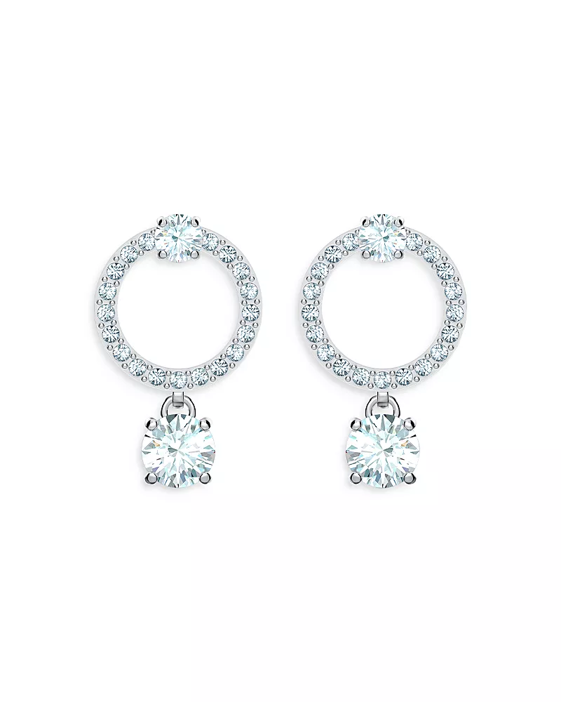 Swarovski Constella Circle Drop Earrings