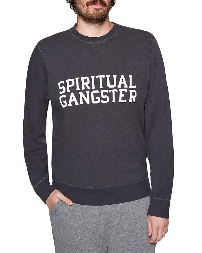 Spiritual gangster varsity sweatshirt sales