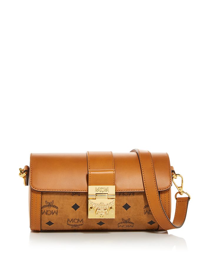 MCM Tracy Visetos Small Leather Crossbody | Bloomingdale's
