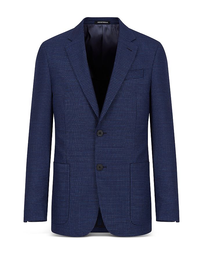 Emporio Armani - Textured Travel Suit Jacket