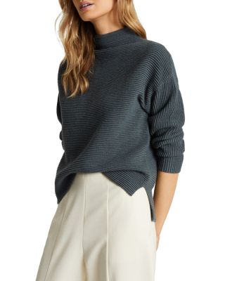 teal mock turtleneck