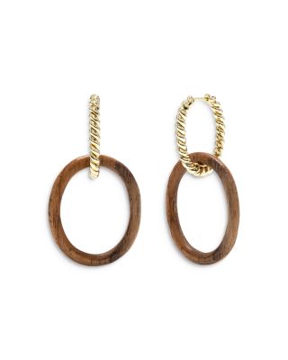 Capucine De Wulf - Earth Goddess Hoop Drop Earrings