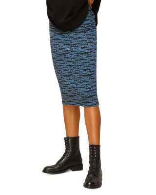 Whistles - Tiger Stripe Knit Midi Skirt