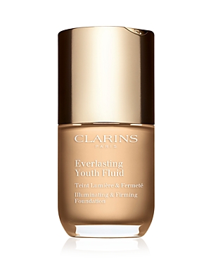 Shop Clarins Everlasting Youth Anti-aging Foundation 1 Oz. In 101w Linen (very Light With Warm Undertones)