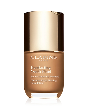 Shop Clarins Everlasting Youth Anti-aging Foundation 1 Oz. In 114n Cappuccino (dark With Neutral Undertones)