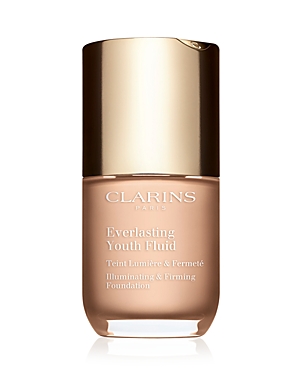 Shop Clarins Everlasting Youth Anti-aging Foundation 1 Oz. In 100c Lily (very Light With Cool Undertones)